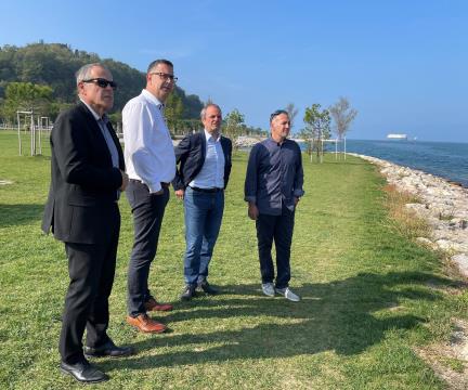 Okoljski minister na delovnem obisku v slovenski Istri